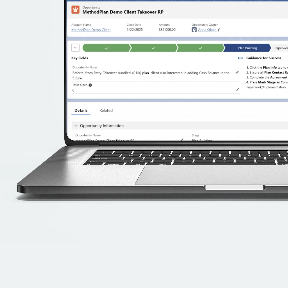 MethodPlan Onboarding & Agreement Creation