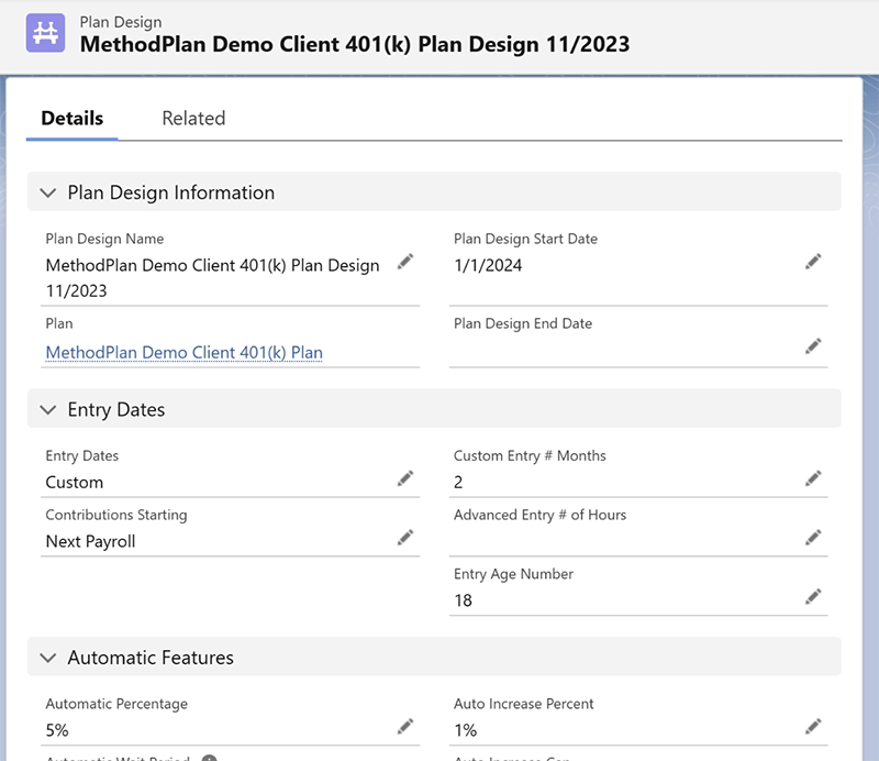 MethodPlan Plan Design