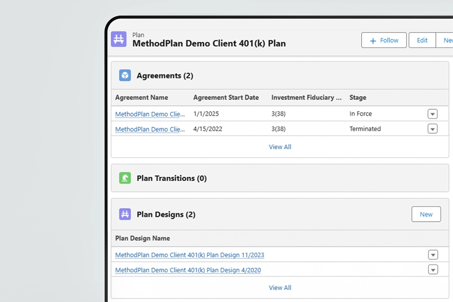 MethodPlan Version Control
